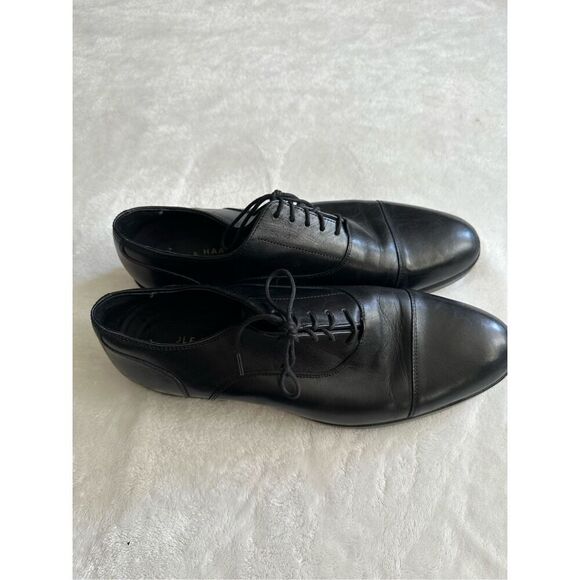 Men’s black leather dress shoe Cole Haan size 12 ￼￼ main image 6